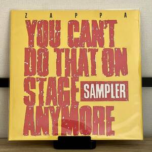 Frank Zappa - You Can't Do That On Stage Anymore Sampler 2019 Remaster YELLOW & RED VINYL フランク・ザッパ