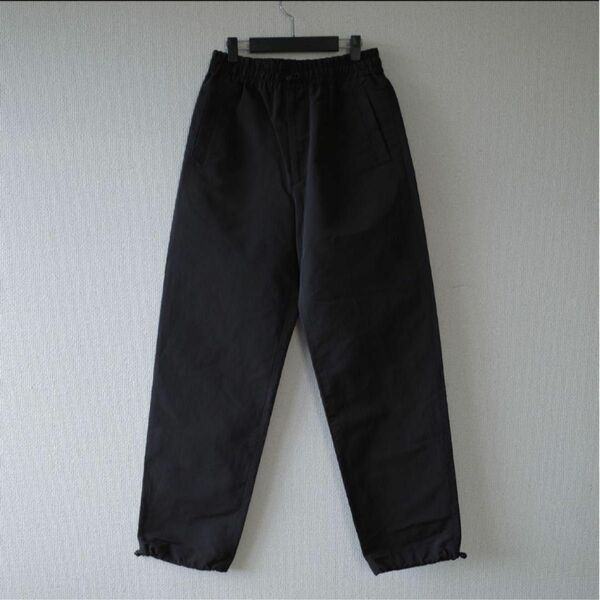 AURALEE WASHI POLYESTER HIGH DENSITY CLOTH EASY PANTS