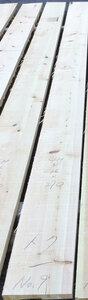 千葉県産桧　無垢板　節あり　天然乾燥材　4000×36×270ミリ　NO.9　天板/カウンター/棚板【全国配送不可】