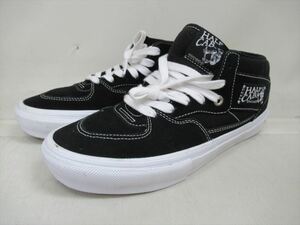 1円★中古品【VANS】バンズ ハーフキャブ VANS HALF CAB BLACK/WHITE 25.5cm VN000DZ3BLK スニーカー 