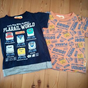 プラレール　トーマス　新幹線　電車　Tシャツ セット　半袖