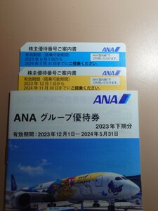 ANA 全日空 株主優待 ANAグループ優待券冊子付 2枚セット