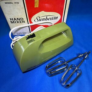 【昭和レトロ・動作品】ハンドミキサー Sunbeam（サンビーム） MIXMASTER Model H10 日本製 