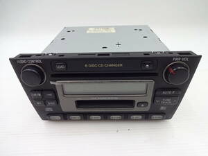  rare TOYOTA Toyota Altezza original original audio CD deck MD AM FM radio 86120-53080 car o Dio operation not yet verification 