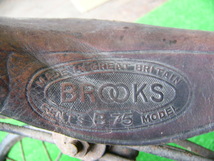 希少？ BROOKS ブルックス GENTS B75 MODEL アンティーク レトロ 年代物 三輪車 鉄製 _画像3