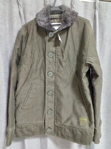 1円　2006 静岡チャプト限定　15周年記念　STUSSY デッキジャケット ステューシー　サイズL　タグ付き　 新品未使用