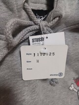 1円 STUSSY　ステューシー　サイズM　パーカー　スウェット　OLDSTUSSY　オールドステューシー　レア　希少　黒タグ　新品未使用　タグ付き_画像4