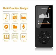 送料無料　未使用品　ホワイト　MP3プレーヤー　スピーカー内蔵　録音 FMラジオ　音楽　1.8インチ_画像2