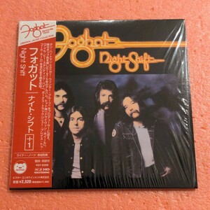 CD 国内盤 帯付 紙ジャケ ボーナストラック付 フォガット ナイト シフト +1 FOGHAT NIGHT SHIFT