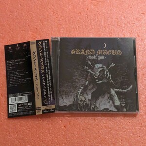 美品 CD 国内盤 帯付 グランド メイガス ウルフ ゴッド GRAND MAGUS WOLF GOD