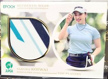 【小祝さくら】EPOCH 2023 JLPGA 女子プロゴルフ TOP PLAYERS　50枚限定 ウェアカード_画像1