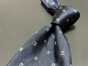 【超美品】BrooksBrothers　ブルックスブラザーズ　ドット柄　ネクタイ　3本以上送料無料　ネイビー