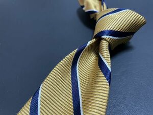 BrooksBrothers　ブルックスブラザーズ　レジメンタル柄　ネクタイ　3本以上送料無料　ブラウン