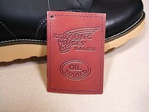 ★☆希少10D 未使用 2000年製 羽タグ RED WING レッドウィング アイリッシュセッター プレーントゥ 8165 黒☆★ブーツ 8166 8167 8160_画像9