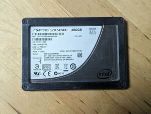 INTEL内蔵ハードディスクSSD 480GB 【動作確認済み】210730　