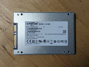 CRUCIAL内蔵ハードディスクSSD 500GB【動作確認済み】240625　　