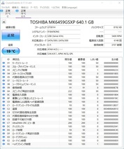 TOSHIBA 2.5インチHDD 内蔵ハードディスク640GB【動作確認済み】052117　_画像2
