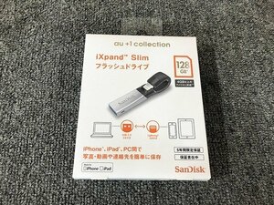 TNG10896SGM ★未開封★ SanDisk iXpand Slim フラッシュドライブ 128GB R06Z004A au+1collection 直接お渡し歓迎