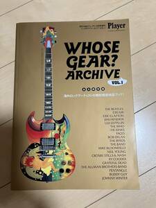 WHOSE GEAR? ARCHIVE / Player