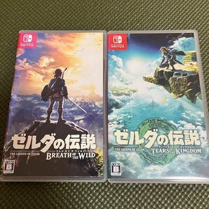 ゼルダの伝説　2本セットゼルダの伝説 ティアーズ オブ ザ キングダムゼルダの伝説 ブレス オブ ザ ワイルド