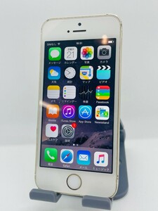 白ロム　DOCOMO　iPhone5s 16GB ゴールド　SIMロック未解除　動作良好　アップル　即発送　匿名配送　初期化OK　ACロック解除