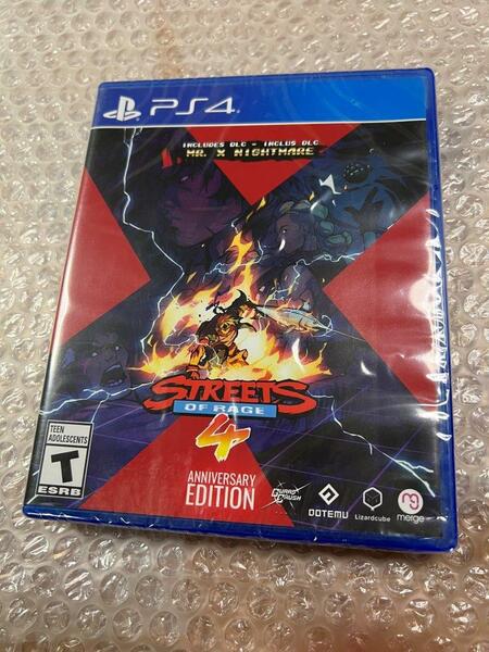 PS4 ベアナックル４ アニバーサリー版 / Streets of Rage 4 Anniversary Edition 北米版 新品未開封 送料無料 同梱可