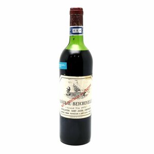 【未開栓】シャトー ベイシュヴェル　Chateau Beychevell　1975　サン・ジュリアン　フランス　ボルドー　赤ワイン　750ml　14% お酒 古