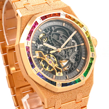 オーデマピゲ（AUDEMARS PIGUET）ロイヤルオーク フロステッドゴールド ダブルバランスホイール 15412OR.YG.1224OR.01 腕時計 未使用_画像4