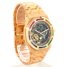 オーデマピゲ（AUDEMARS PIGUET）ロイヤルオーク フロステッドゴールド ダブルバランスホイール 15412OR.YG.1224OR.01 腕時計 未使用_画像2