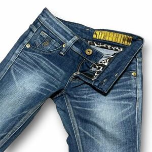  Something SOMETHING SD266 Rollei z тугой обтягивающий стрейч Denim брюки джинсы размер 25