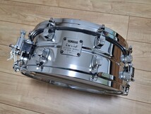 YAMAHA デイヴウェックル Dave Weckl Signature Snare SD-355DW Aluminum Shell 14x5.5 ラグ改良型　希少！ _画像1