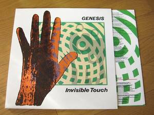 □ GENESIS INVISIBLE TOUCH UK盤エンボス加工ジャケ マト２U/2U 準美品！両面RLカット MASTERDISK刻印