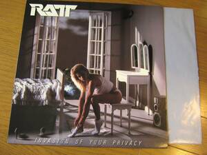 □ RATT INVASION OF YOUR PRIVACY 米盤オリジナル美盤 両面DMM STERLING TJ刻印
