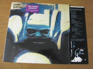 □ PETER GABRIEL SECURITY 米盤オリジナルシュリンク＆ステッカー美品！両面TOWNHOUSE刻印