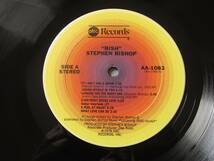 □AOR STEPHEN BISHOP BISH 米盤オリジナル　 両面STERLING刻印_画像4
