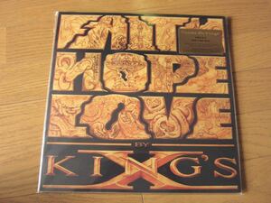 □ KINGS’S X FAITH,HOPE,LOVE １８０g重量盤カラーレコード二枚組　1500枚限定ナンバー付き新品！