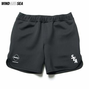 【美品】FCRB f.c real bristol エフシーレアルブリストル WIND AND SEA SEA TECH JERSEY EASY SHORTS パンツ ショーツ ウィンダンシー