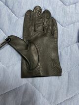 【良品】【送料最安360円】 ATTACHMENT アタッチメント LEATHER GLOVE レザーグローブ 手袋 BLACK ブラック 黒色_画像3