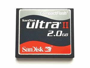 【2枚限り】☆美品☆ CFカード 2GB サンディスク ウルトラII SanDisk Ultra II コンパクトフラッシュ CompactFlash Card