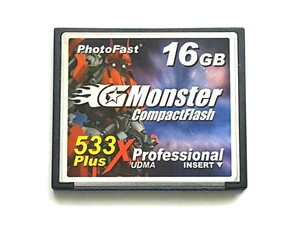 【現品限り】☆美品☆ CFカード 16GB 533x PhotoFast G-Monster PLUS Professional コンパクトフラッシュ CompactFlash Card