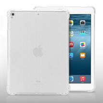 iPad mini5 第5世代 2019用 TPU ソフト バックカバー TPUケース シリコン 四角衝撃防止 マットタイプ ホワイト_画像3