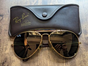 B＆L RAY-BAN レイバン ダイヤモンドハード 62−14 サングラス ティアドロップ ボシュロム