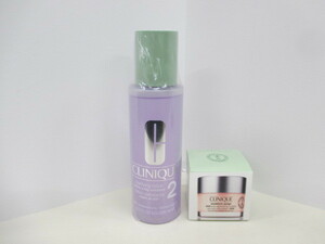 1119FSZ◎CLINIQUE クリニーク クラリファイング ローション2 200ml/モイスチャー サージ ジェルクリーム 30ml 2点セット◎未使用/中古