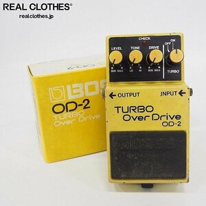 BOSS/ボス 日本製 OD-2 TURBO Overdrive/ターボ オーバードライブ エフェクター【動作確認済】 /000