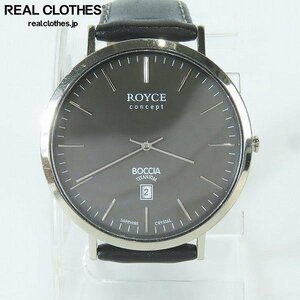 BOCCIA ROYCE/ボッチアロイズ concept チタニウム 腕時計 3589-02 /000