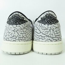 【未使用】NIKE/ナイキ AIR JORDAN 1 RETRO LOW OG Black Cement/エアジョーダン1 ロー CZ0790-001 29.5 /080_画像2