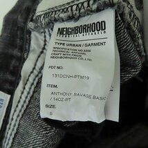 【未使用】NEIGHBORHOOD/ネイバーフッド ANTHONY SAVAGE DENIM 14OZ-PT デニムパンツ 131DCNH-PTM19/S /060_画像4