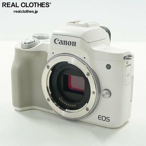 Canon/キャノン EOS kiss M2 ホワイト ミラーレス 一眼レフカメラ デジタルカメラ ボディ 簡易動作確認済み /000