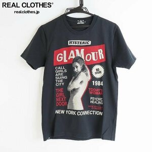 ☆HYSTERIC GLAMOUR/ヒステリックグラマー プリントTシャツ ブラック 0263CT03 S /LPL