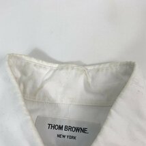 ☆THOM BROWNE/トムブラウン グログランアープバンド オックスフォードシャツ MWL150E-00139100/5 /060_画像6